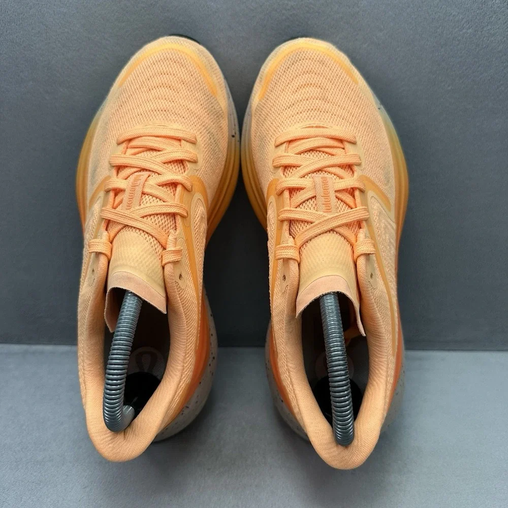 Womens Size 7.5 Lululemon Blissfeel Run 2 Shoes Flog Orange Athletic Running